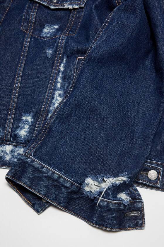 Acne Studios Jeansjacke im Distressed-Look - Entspannte Passform VIP-Rabatte