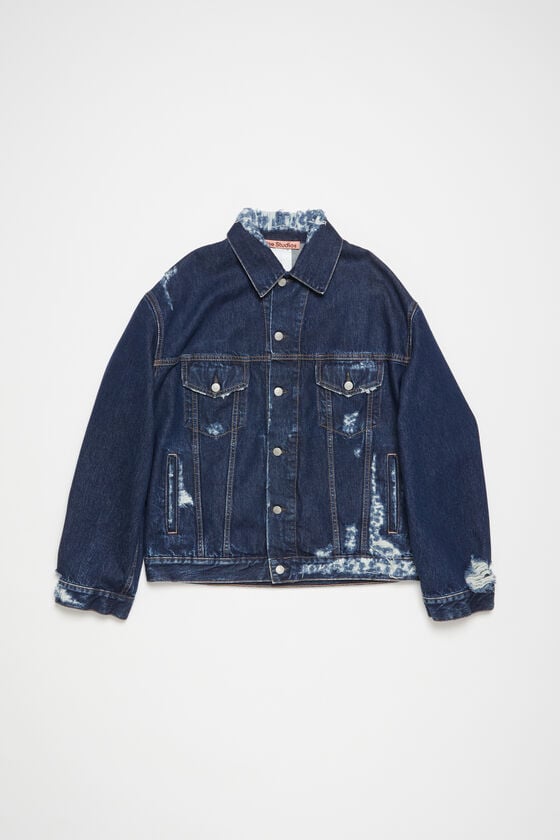 Acne Studios Jeansjacke im Distressed-Look - Entspannte Passform VIP-Rabatte
