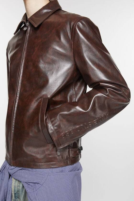 Acne Studios Lederjacke Bis zu 50% Rabatt