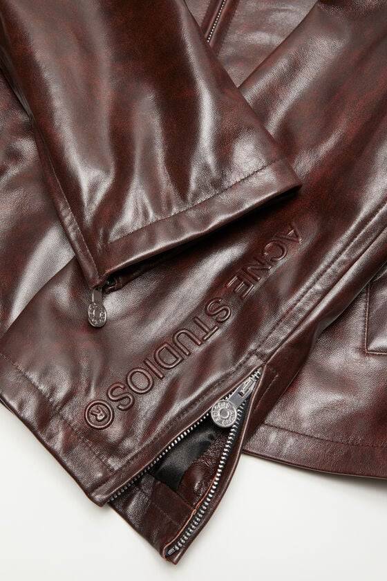 Acne Studios Lederjacke Bis zu 50% Rabatt