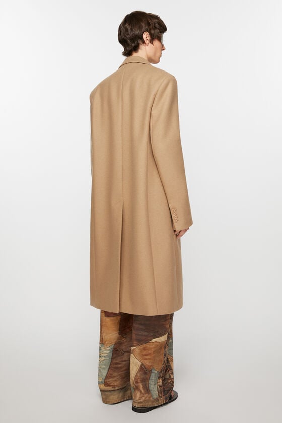 Acne Studios Einreihiger Wollmantel Bis zu 60% Rabatt