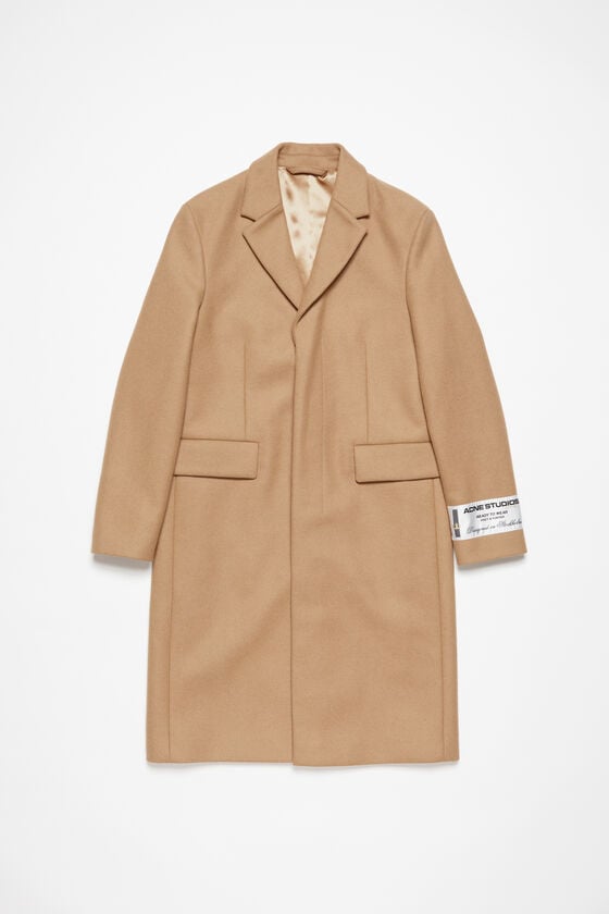 Acne Studios Einreihiger Wollmantel Bis zu 60% Rabatt