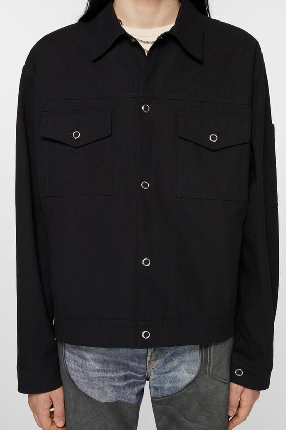 Acne Studios Jacke aus Twill Vierteljährliche Förderung