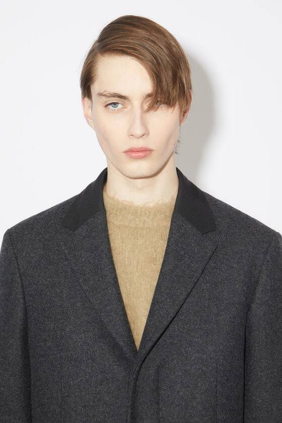 Acne Studios Einreihiger Mantel aus Woll-Mix Nur noch ein Tag übrig