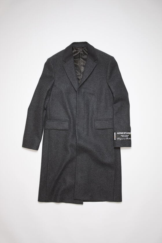 Acne Studios Einreihiger Mantel aus Woll-Mix Nur noch ein Tag übrig