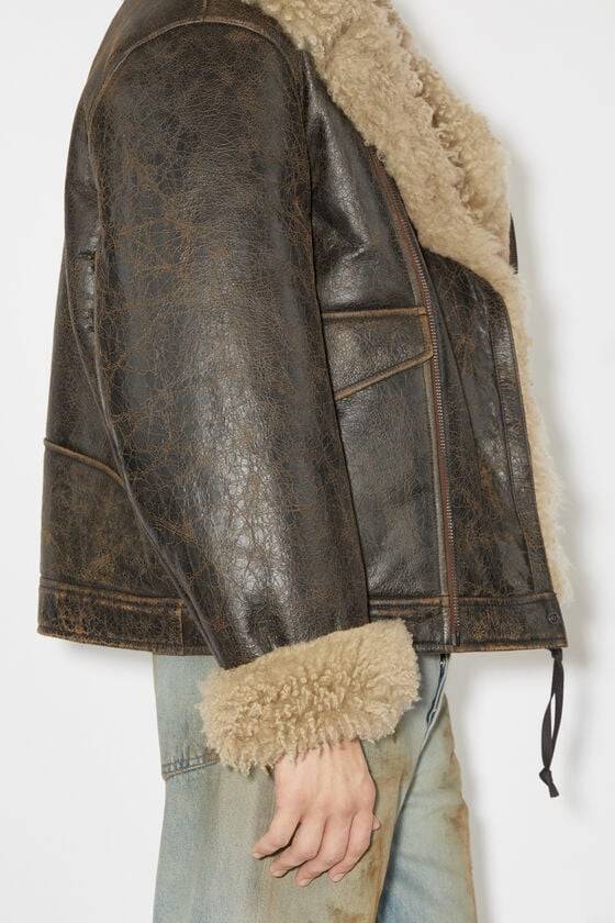 Acne Studios Lammfelljacke Super Rabatt