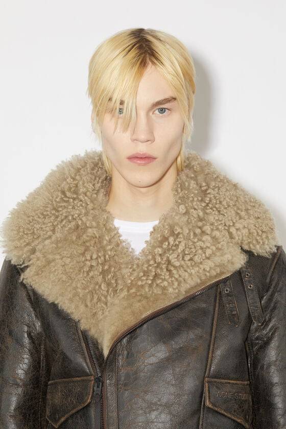 Acne Studios Lammfelljacke Super Rabatt