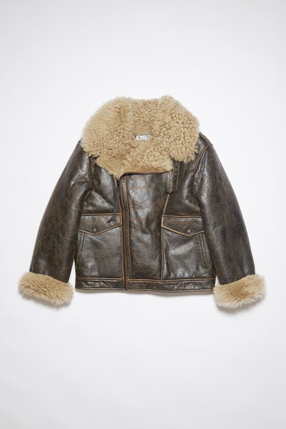 Acne Studios Lammfelljacke Super Rabatt