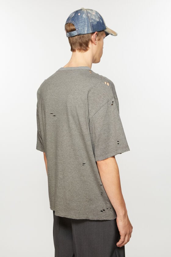 Acne Studios Logo-T-Shirt – lockere Passform 50% Rabatt mit kostenlosem Versand