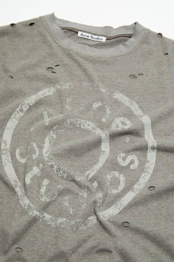 Acne Studios Logo-T-Shirt – lockere Passform 50% Rabatt mit kostenlosem Versand