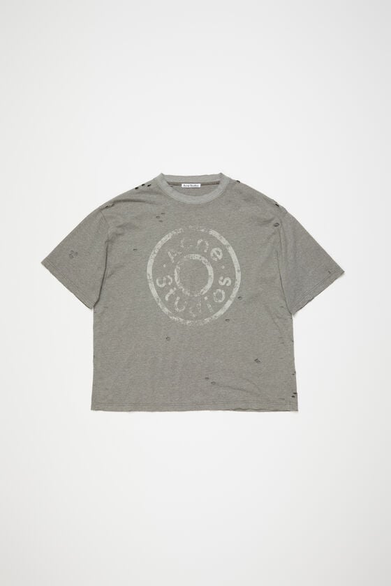 Acne Studios Logo-T-Shirt – lockere Passform 50% Rabatt mit kostenlosem Versand