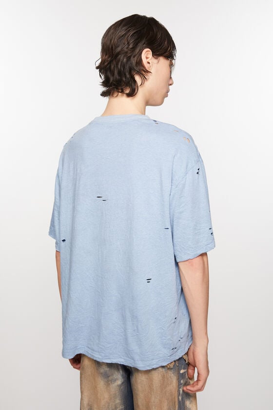 Acne Studios Logo-T-Shirt – lockere Passform Kostenloser Versand international