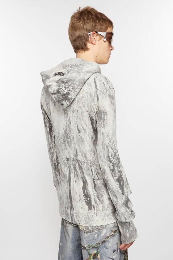 Acne Studios Gefärbter Pullover mit Reißverschluss Fabrikladen