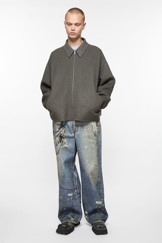 Acne Studios Wool zipper jacket Speichern exportieren