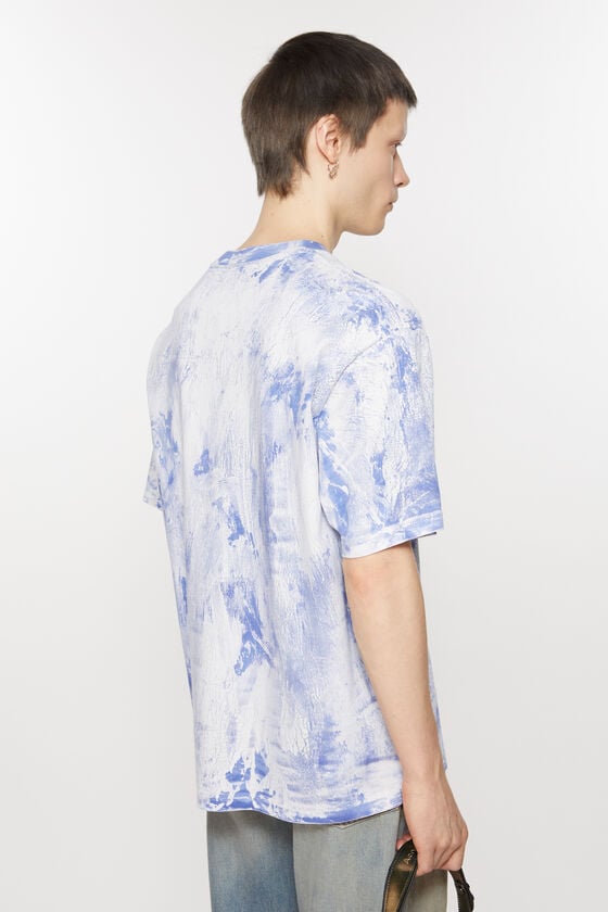 Acne Studios T-Shirt mit Gipsaufdruck Im Verkauf
