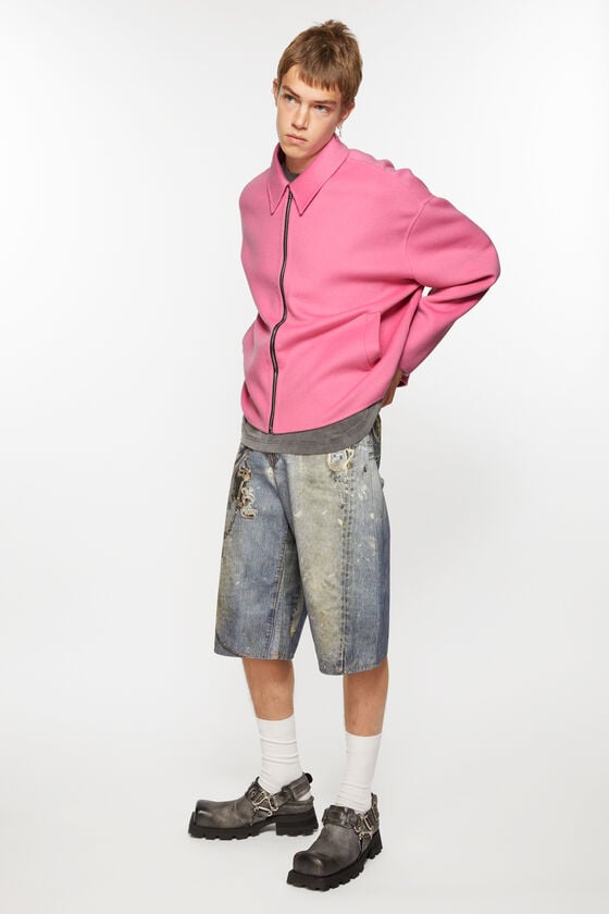 Acne Studios Jacke mit Reißverschluss aus Wolle Rabatte dieses Monats