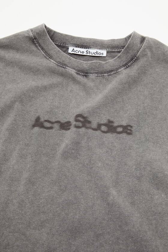 Acne Studios Verschwommenes Logo-T-Shirt - Entspannte Unisex-Passform Outlet
