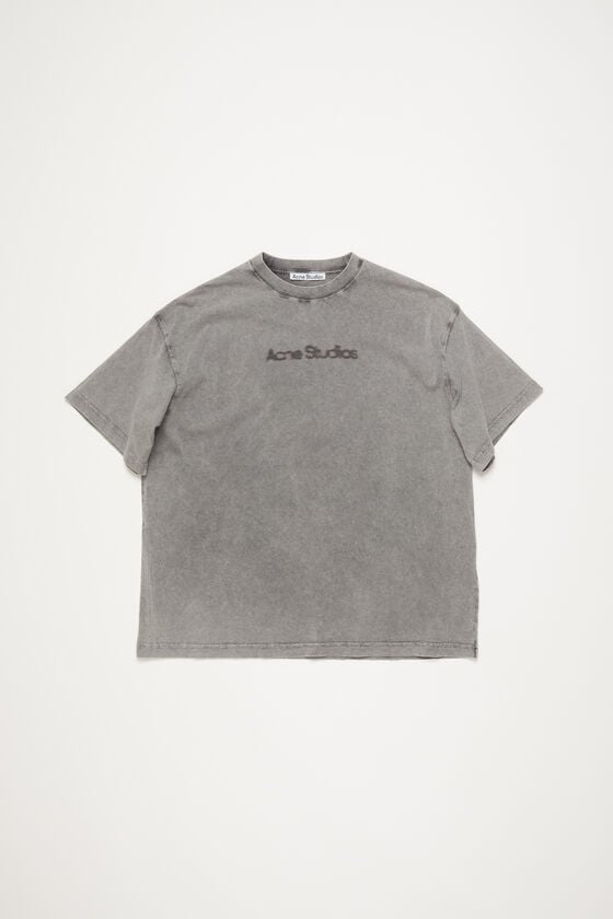 Acne Studios Verschwommenes Logo-T-Shirt - Entspannte Unisex-Passform Outlet
