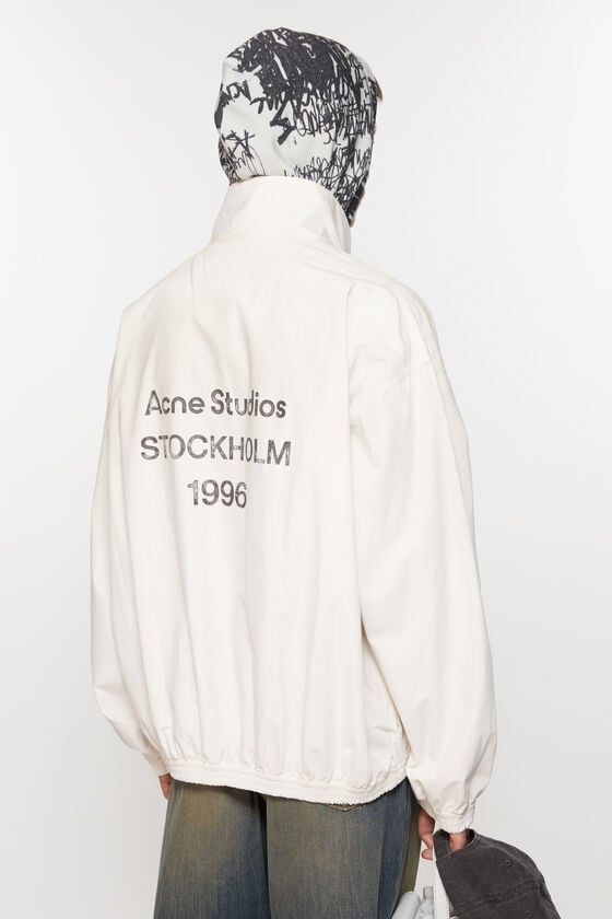 Acne Studios Jacke mit Reißverschluss und Logo Verkauf