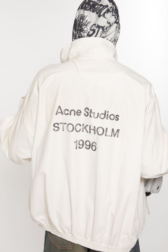 Acne Studios Jacke mit Reißverschluss und Logo Verkauf