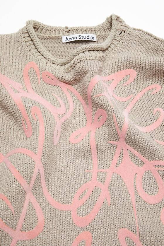 Acne Studios Bedruckter Pullover Angebote