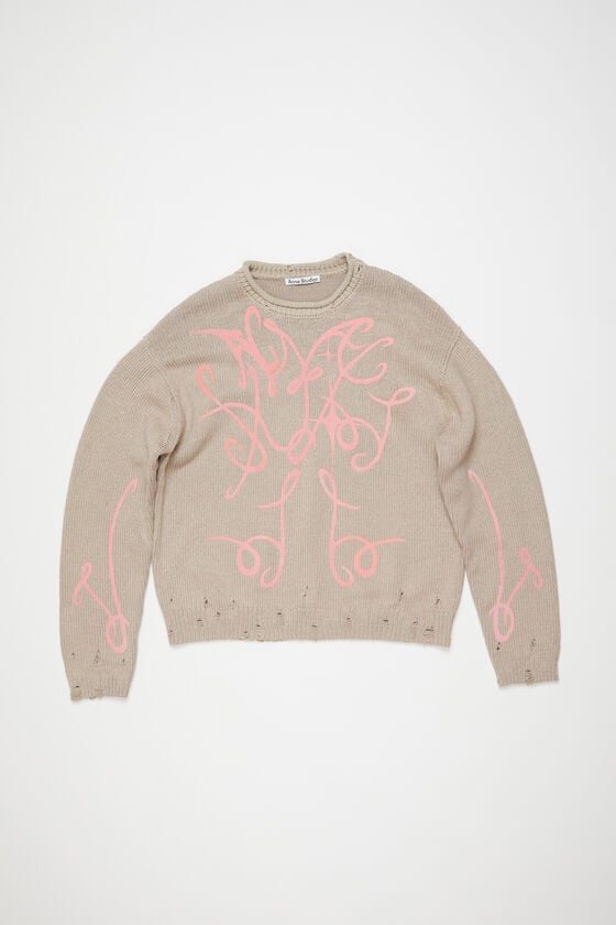 Acne Studios Bedruckter Pullover Angebote
