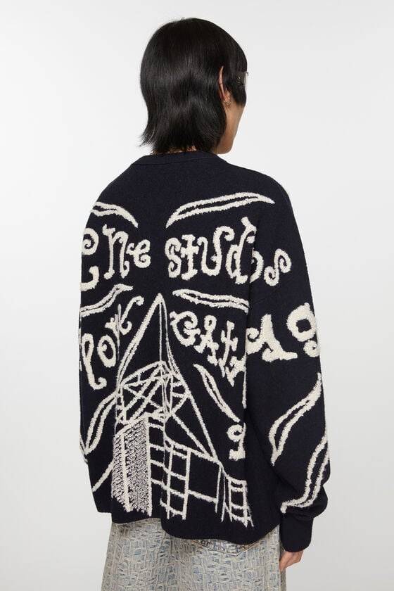 Acne Studios Pullover mit Jacquard-Logo im Angebot