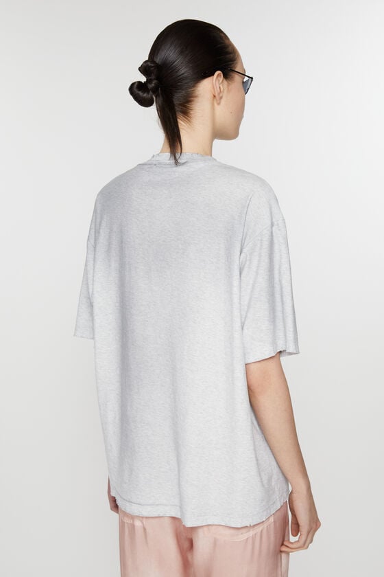 Acne Studios Logo-T-Shirt – lockere Passform Schlussverkauf