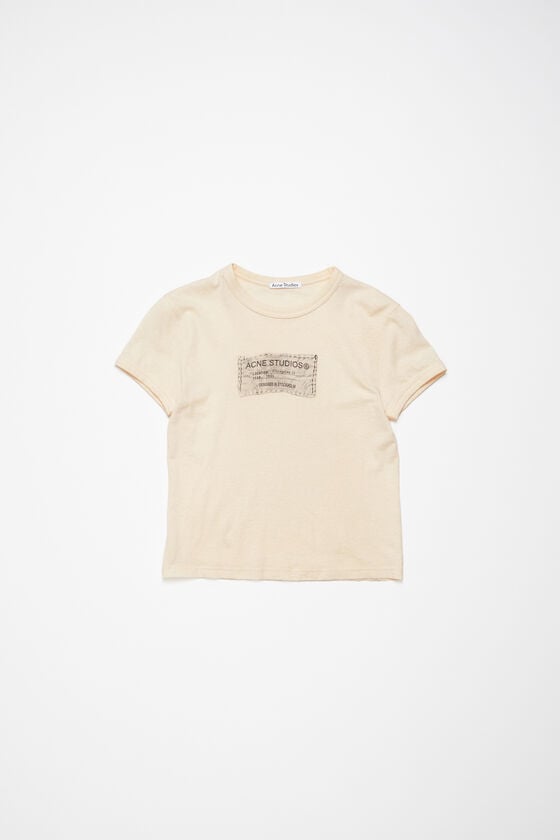 Acne Studios Bedrucktes T-Shirt – Körperbetonte Passform Meist gekauft