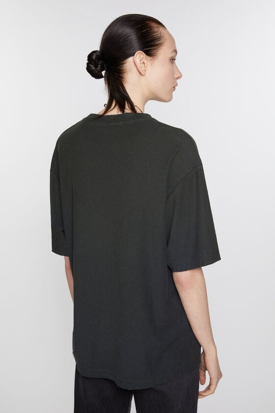 Acne Studios Logo-T-Shirt – lockere Passform Kostenloser Versand