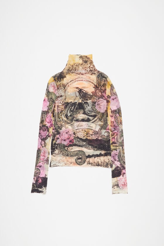 Acne Studios Bedrucktes T-Shirt Limitierter Zeitrabatt