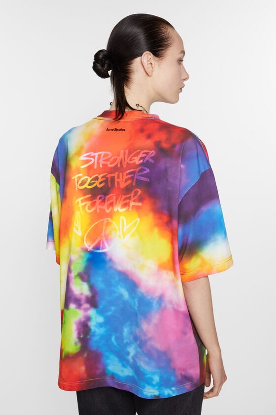 Acne Studios T-Shirt "Stronger Together Forever" Rabatt