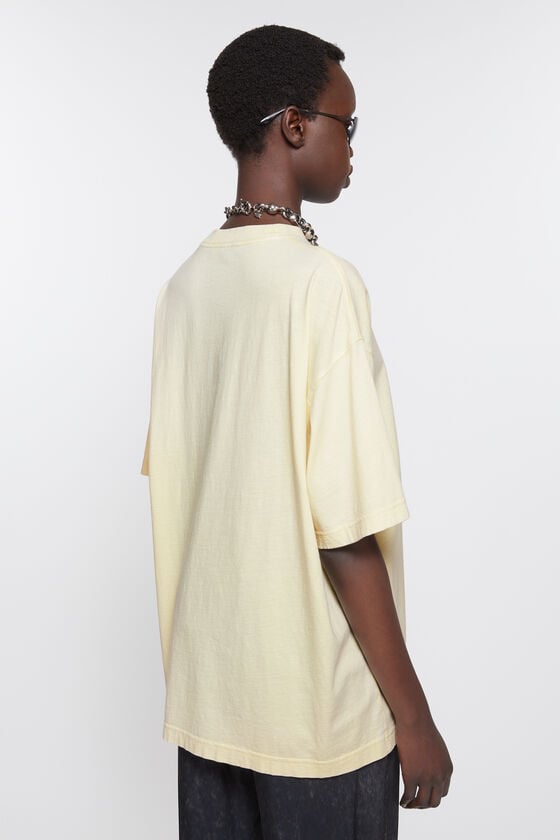 Acne Studios Verschwommenes Logo-T-Shirt - Entspannte Unisex-Passform Saisonschlussverkauf