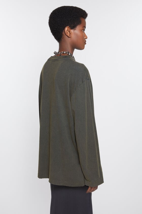 Acne Studios Logo-Langarm-T-Shirt Muttertagsangebot