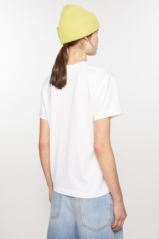 Acne Studios T-Shirt mit Rundhalsausschnitt - Normale Passform Unisex Blitzangebot
