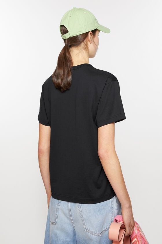 Acne Studios T-Shirt mit Rundhalsausschnitt - Normale Passform Unisex Bestseller