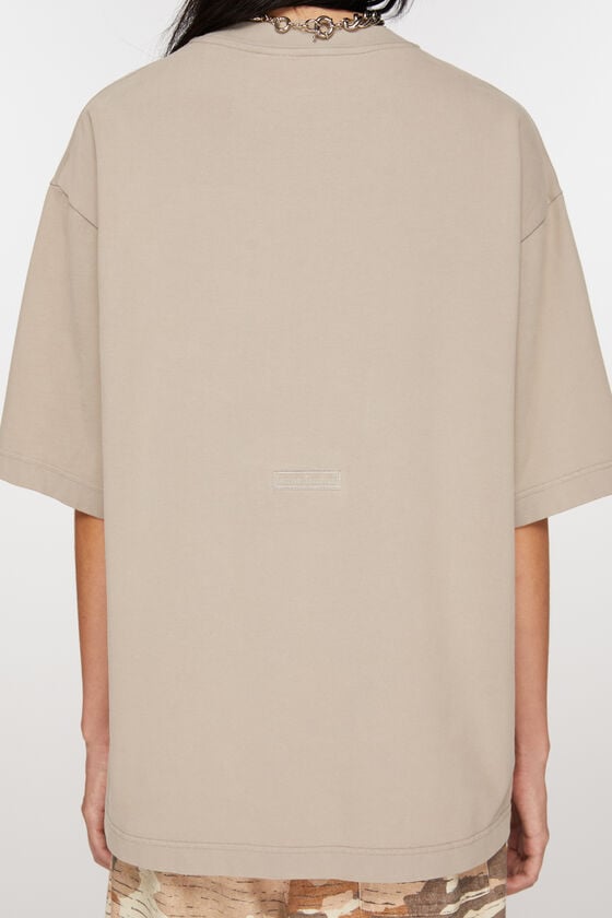 Acne Studios T-Shirt mit Rundhalsausschnitt in lockerer Passform Sonderangebote
