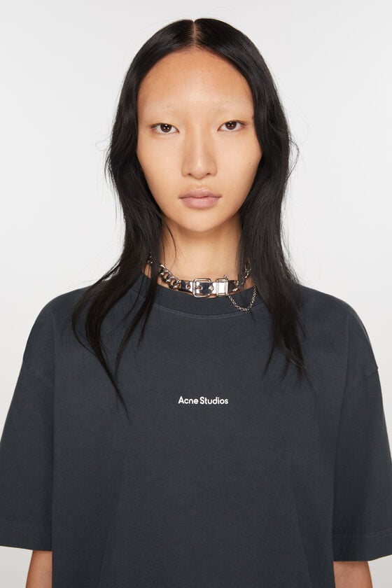 Acne Studios Logo-T-Shirt Riesige Ersparnisse