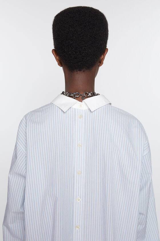 Acne Studios Gestreiftes Hemd mit Knopfleiste Neueste Stile