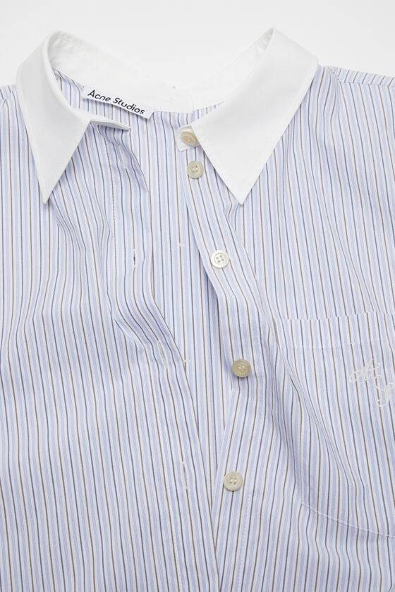 Acne Studios Gestreiftes Hemd mit Knopfleiste Neueste Stile