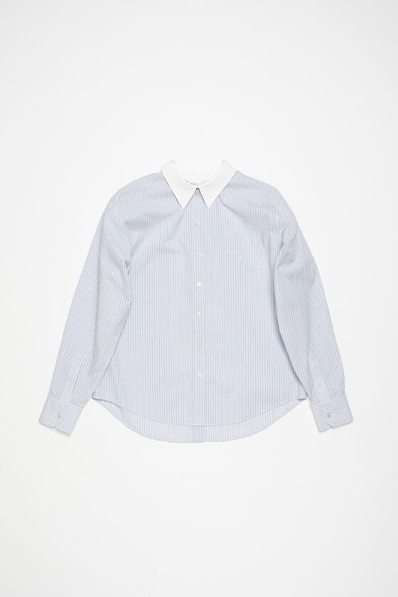 Acne Studios Gestreiftes Hemd mit Knopfleiste Neueste Stile