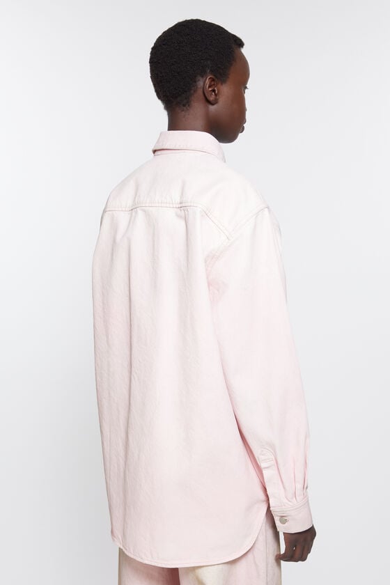 Acne Studios Jeanshemd mit Knopfleiste - Lockere Passform Letzter Tag
