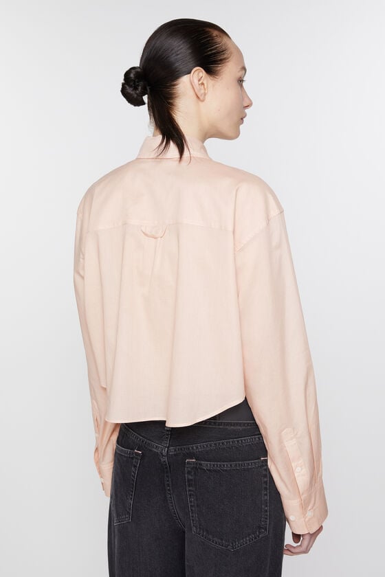 Acne Studios Shirt-Logo-Stickerei Zeitbegrenzte Promotion