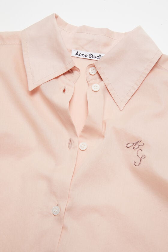 Acne Studios Shirt-Logo-Stickerei Zeitbegrenzte Promotion