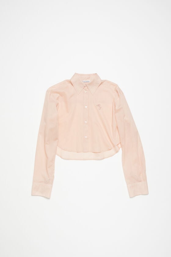 Acne Studios Shirt-Logo-Stickerei Zeitbegrenzte Promotion