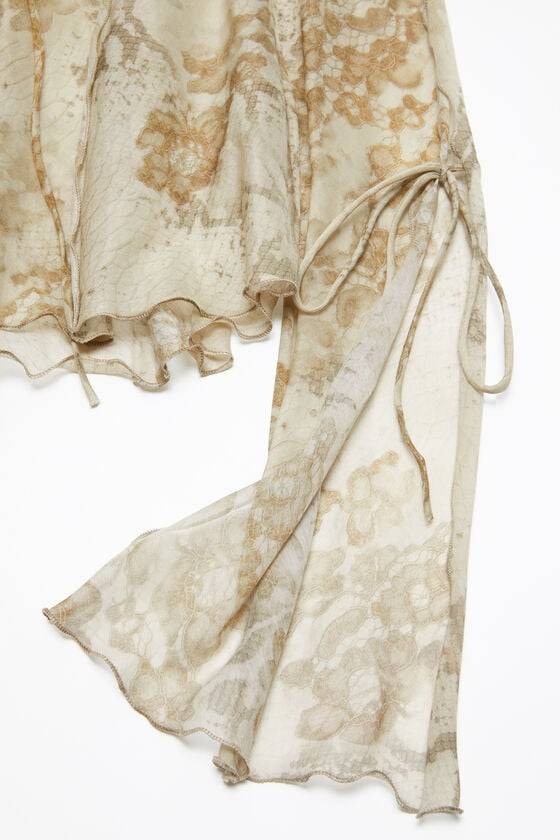 Acne Studios Bedruckte Bluse Bis zu 50% Rabatt