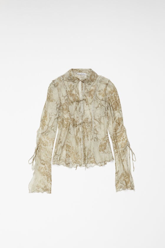 Acne Studios Bedruckte Bluse Bis zu 50% Rabatt