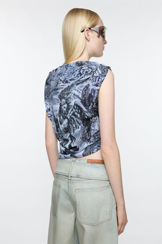 Acne Studios Bedruckte Bluse Bis zu 65% Rabatt