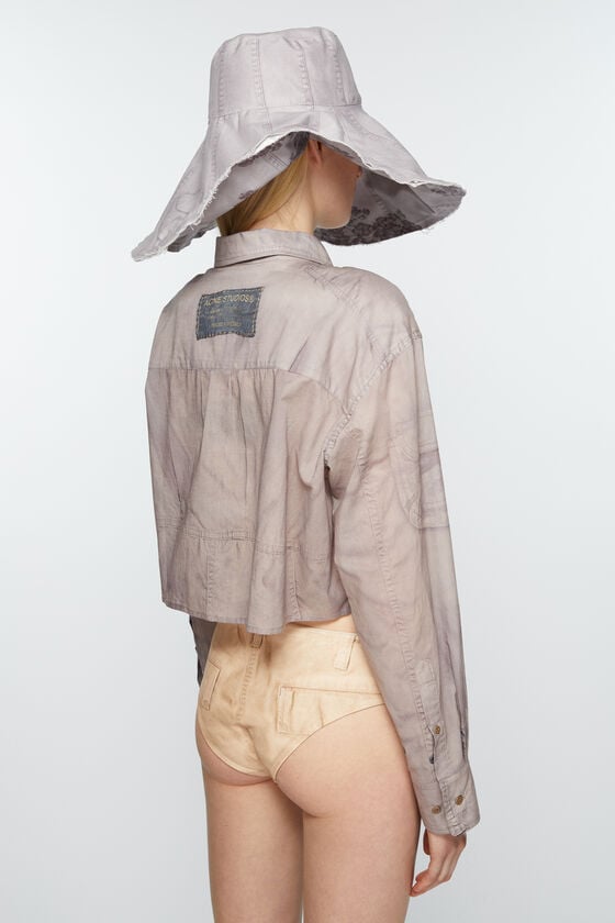 Acne Studios Bedrucktes Hemd mit Knopfleiste Nur für heute