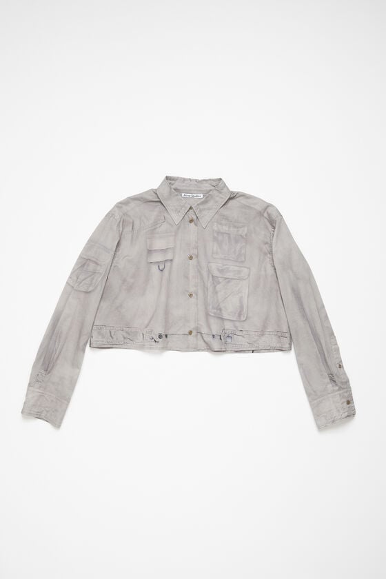 Acne Studios Bedrucktes Hemd mit Knopfleiste Nur für heute